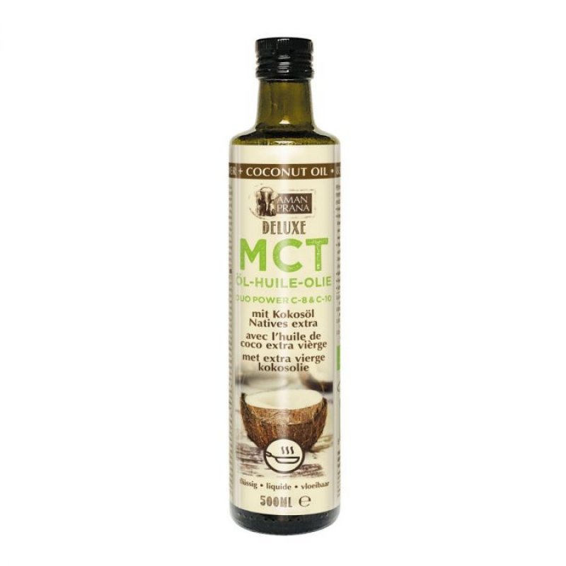 mct olie met extra vierge kokosolie 500 ml deluxe (83% MCT)  (copy)