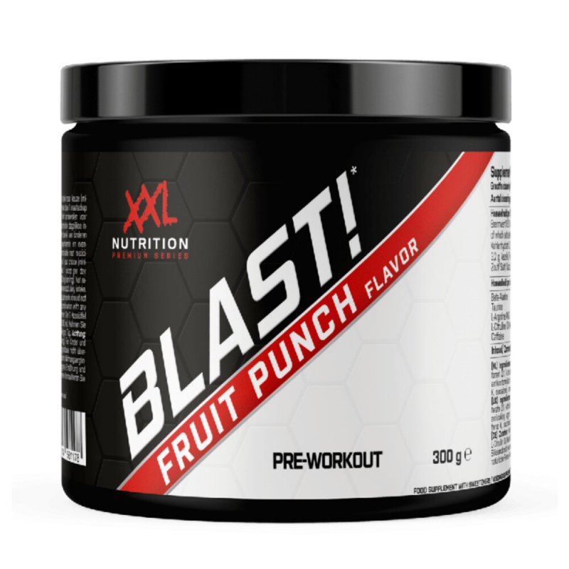 Blast! Pre Workout 300gr - Cafeïne vrij ( fruit punch )