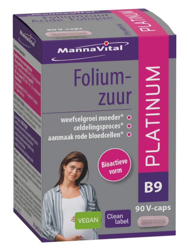 Foliumzuur 90 v capsules 