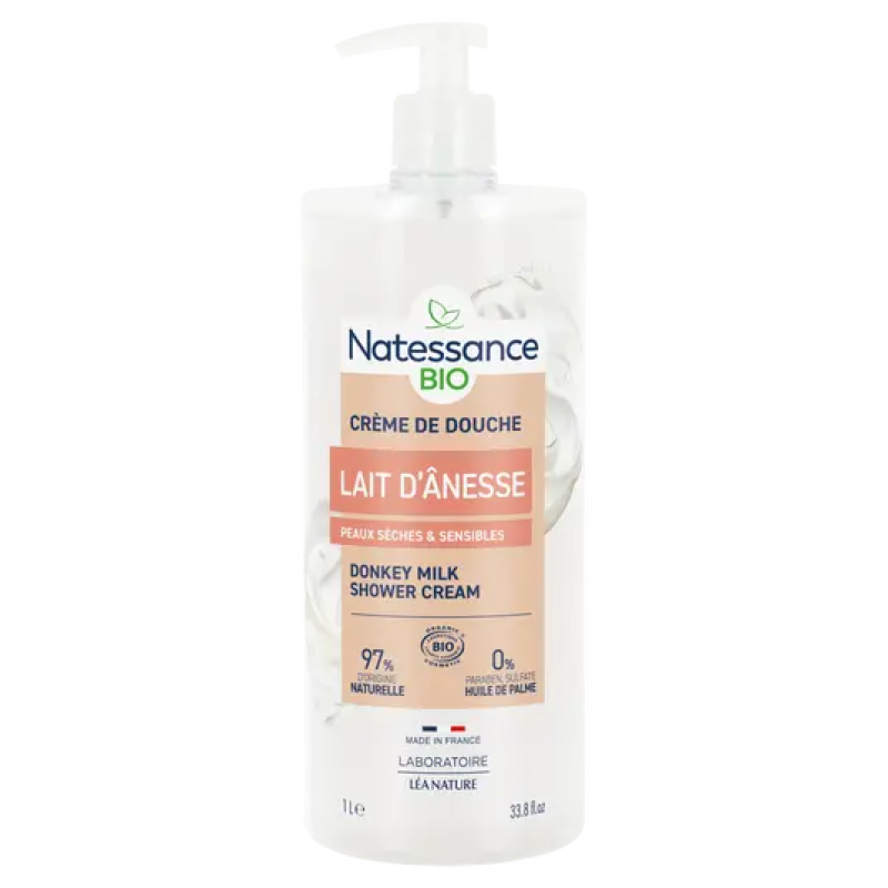 Douchecrème met ezelmelk 1 L