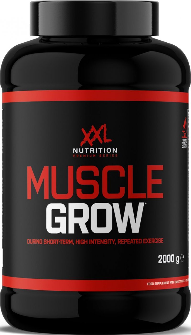 Muscle grow sinaasappel 1000 g 
