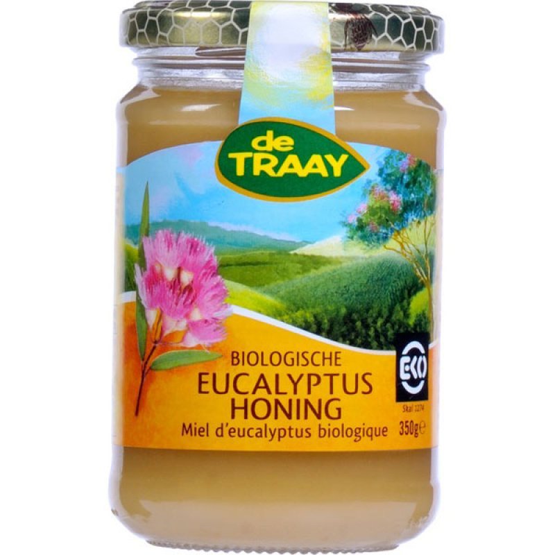 Biologische eucalyptushoning 350g