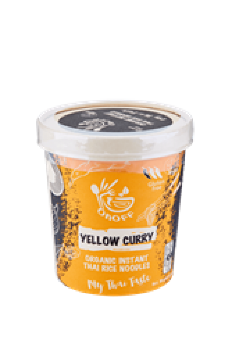 Yellow curry instant Thai rice noodles 