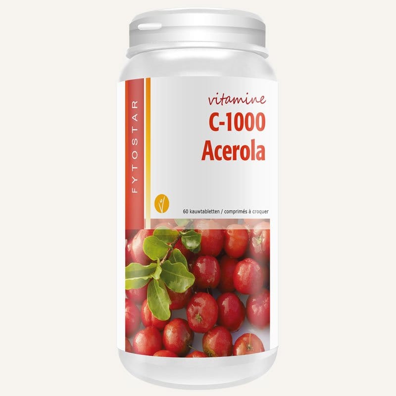 Vitamine C-1000 Acerola - 60 kauwtabletten