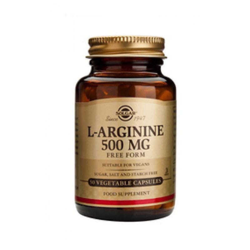 L-Arginine 500mg 50 vege caps