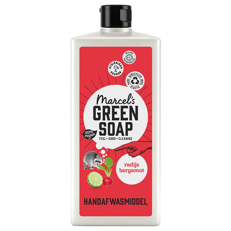 Marcel's Green Soap - Afwasmiddel: Radijs & Bergamot - 500 ml