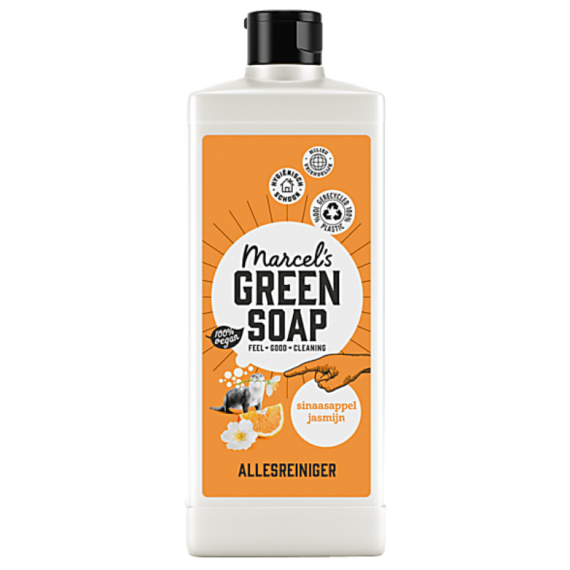 Marcel's Green Soap - Allesreiniger: Sinaasappel & Jasmijn - 750 ml