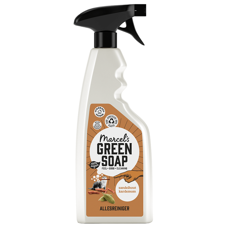 Marcel's Green Soap - Allesreiniger spray: Sandelhout & Kardemom - 500 ml