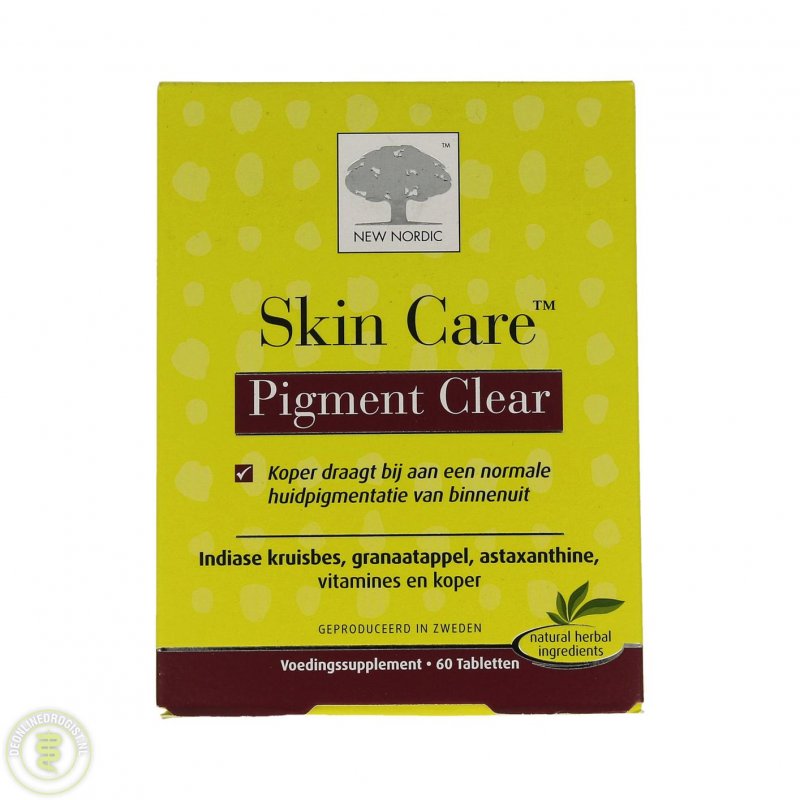 Skin Care pigment clear 30 tabletten