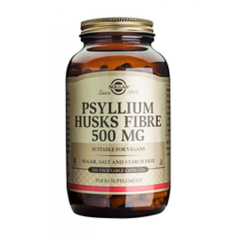 Psyllium Husks Fibre 500 mg 200 caps
