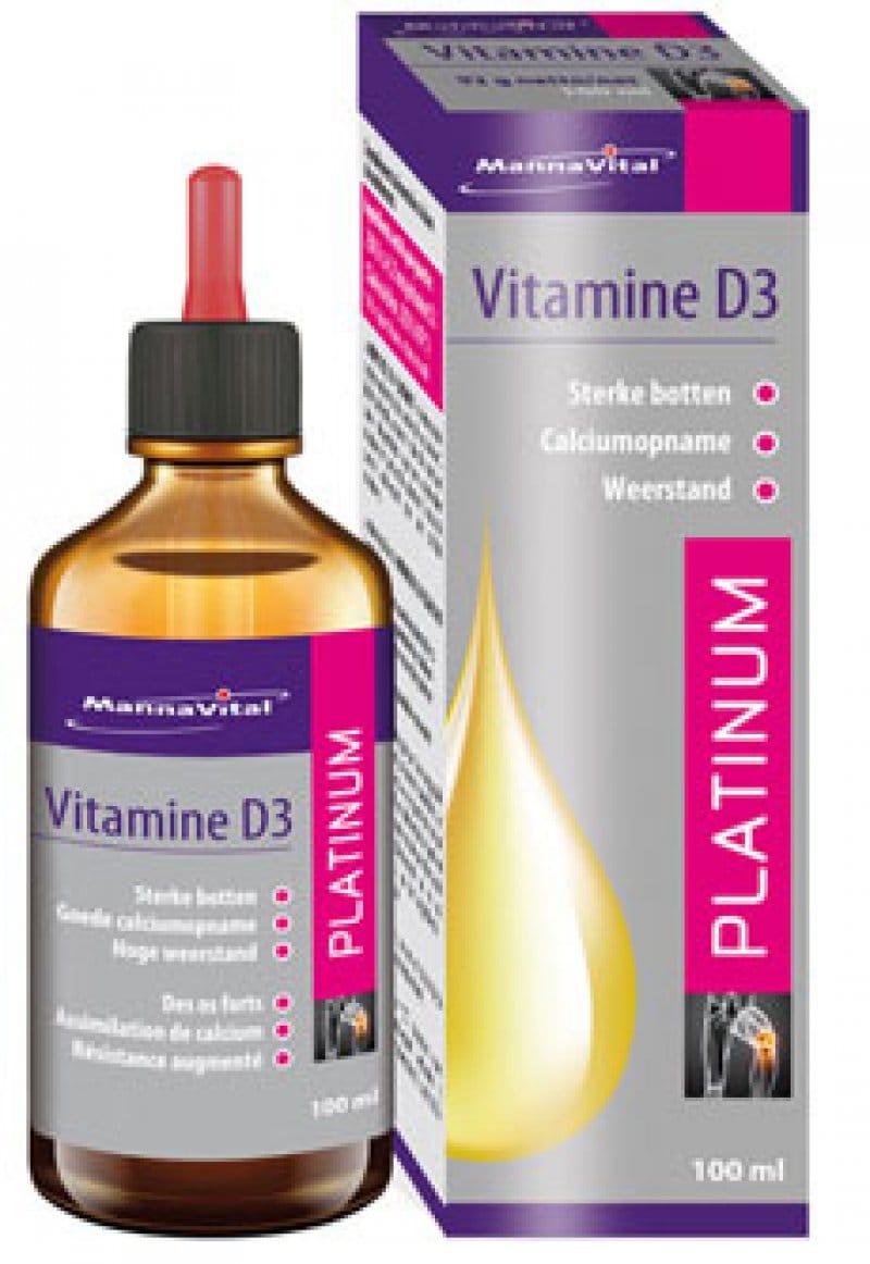 Mannavital - Vitamine D3 Platinum druppels