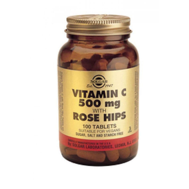 Vitamine C Rose Hips 500mg 100tabs