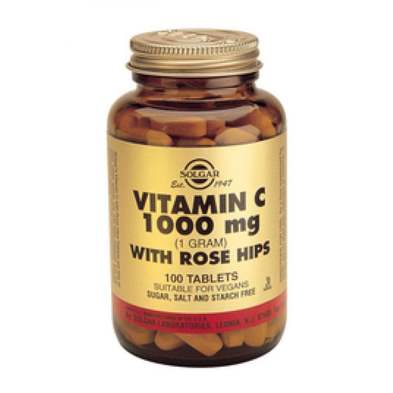Vitamine C Rose hips 1000mg 100tabs