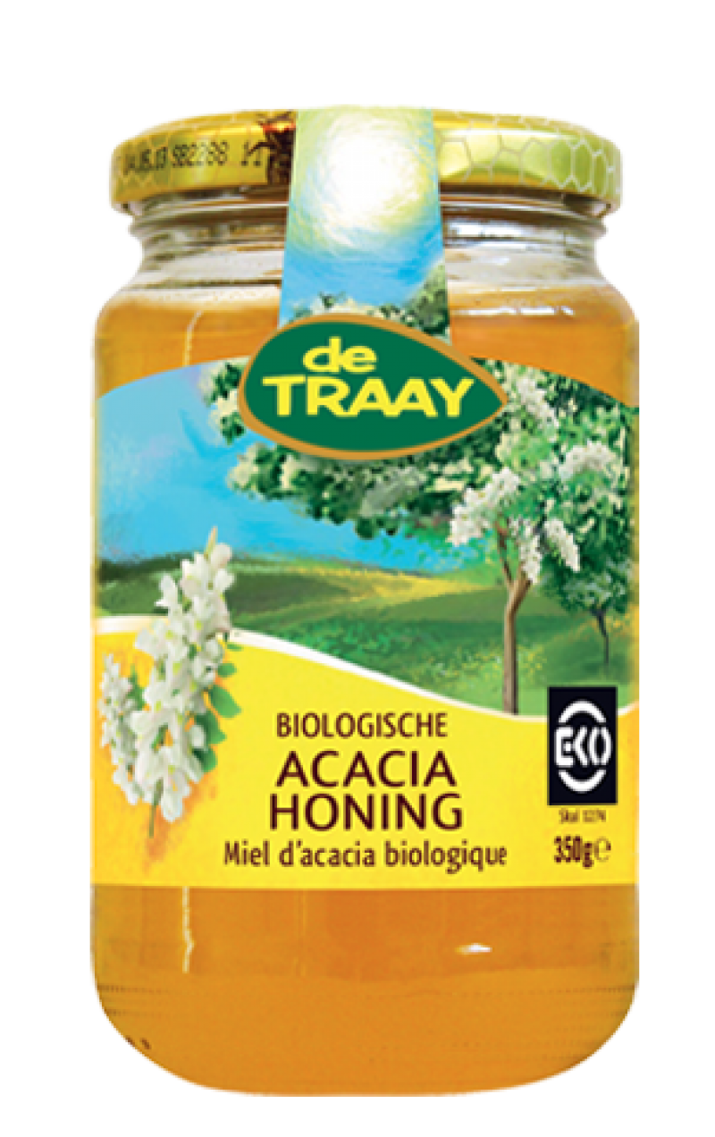 biologische acacia honing 350g (ecocheques)