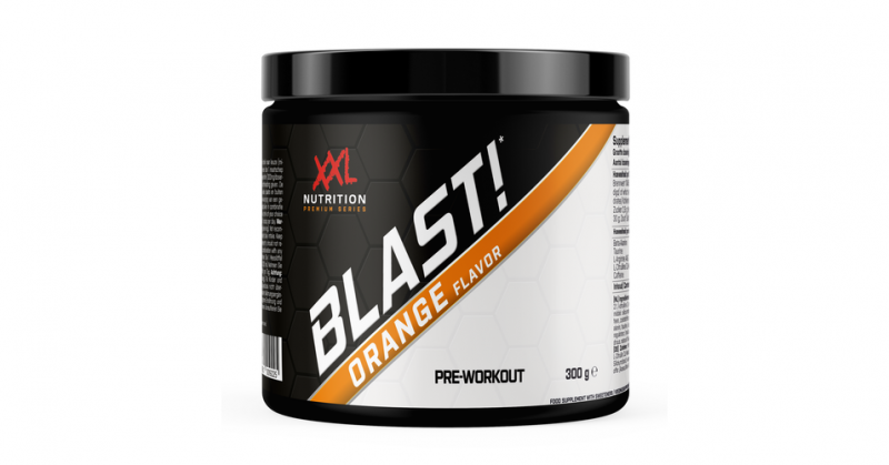 Blast! Pre Workout 300gr  - Cafeïne vrij ( Orange )
