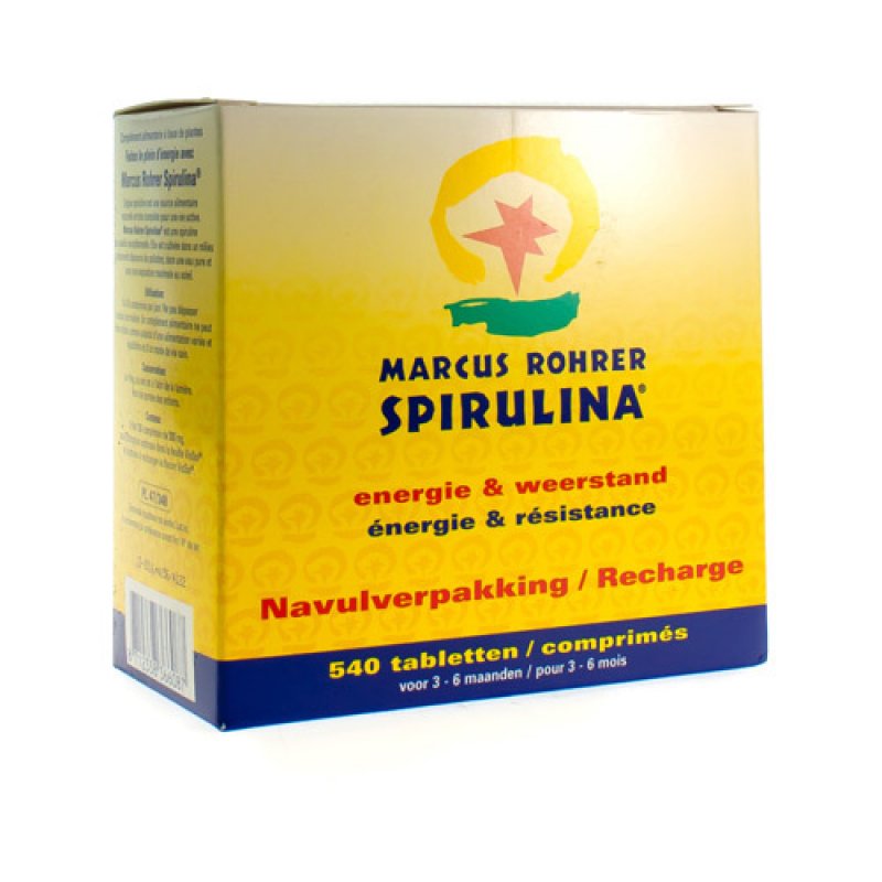 Spirulina - 540 tab Navulverpakking