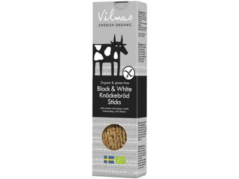 Knackebröd sesam zwart-wit 120g 