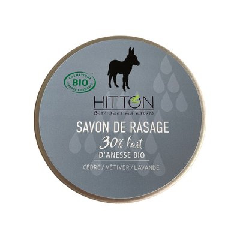 Biologische scheerzeep van ezelsmelk