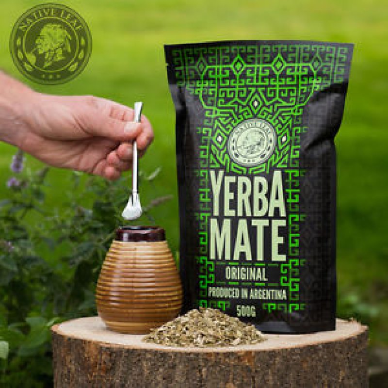 Yerba Maté kit met BASIC kalabas, bombilla, thee en thermosfles (cadeaupass)